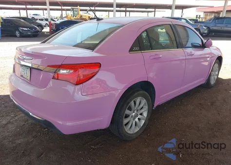 2012 Chrysler 200 Touring из США, поврежденный, VIN 1C3CCBBB5CN288253